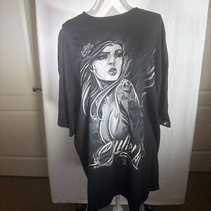 Men's Black Graphic Tee